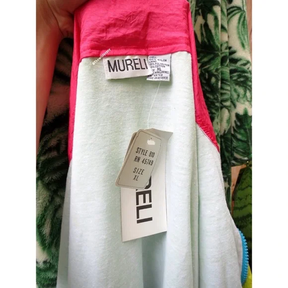 NEW Vintage 80s vibrant track suit set 🍃 - Picture 5 of 8